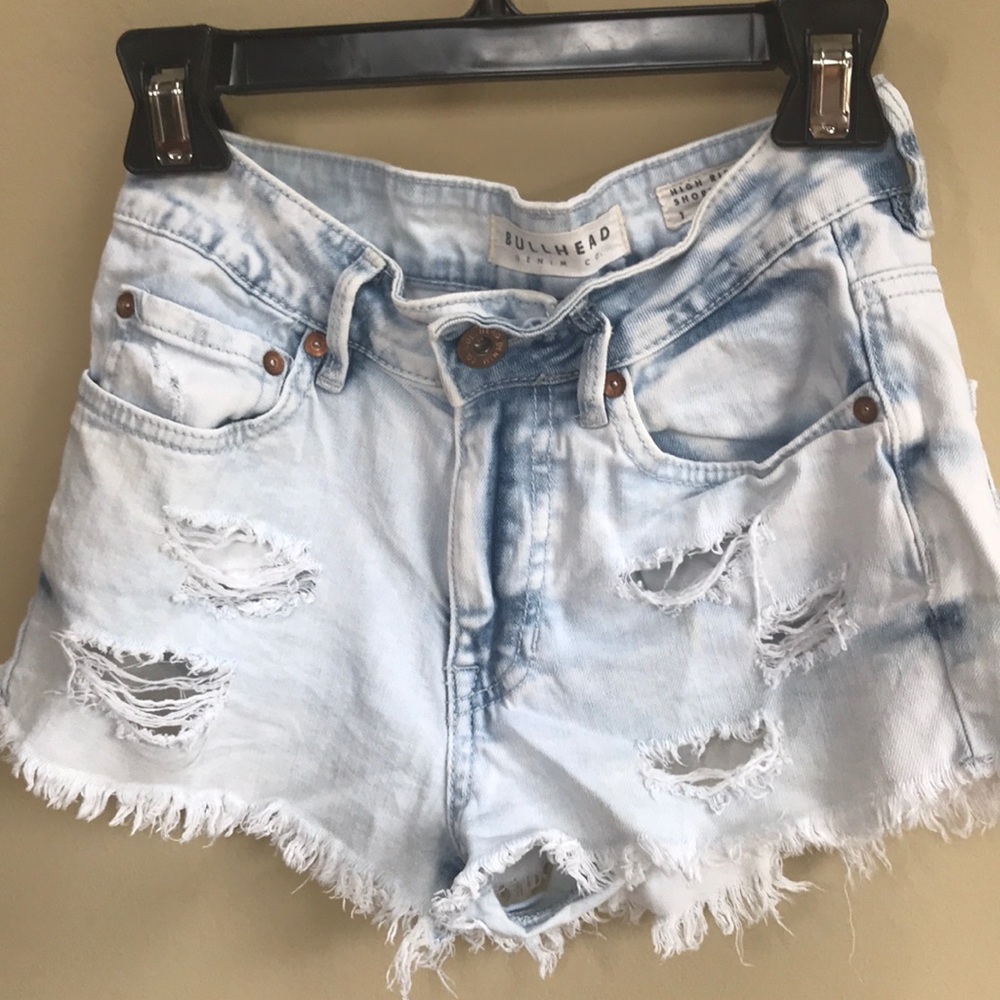 PACSUN Bullhead distressed shorts